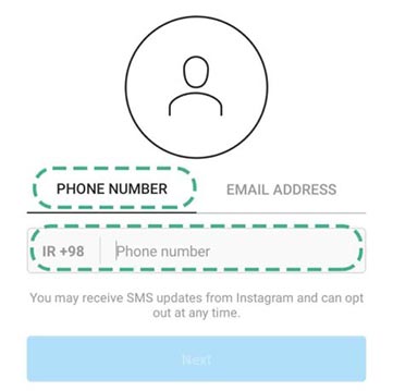 نصب اینستاگرام بدون ایمیل نصب اینستاگرام بدون ایمیل