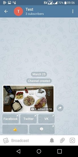 کامنت گذاری در تلگرام