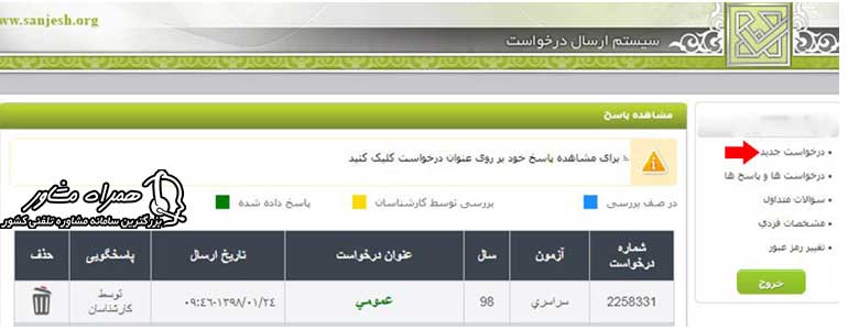 اعتراض به نتایج آزمون دکتری