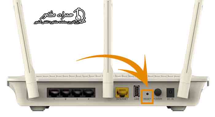 ریست سخت افزاری مودم دی لینک