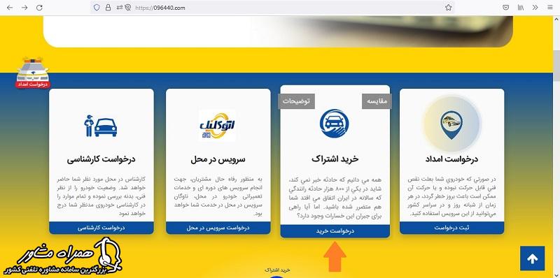 خرید اشتراک امداد خودرو ایران خودرو