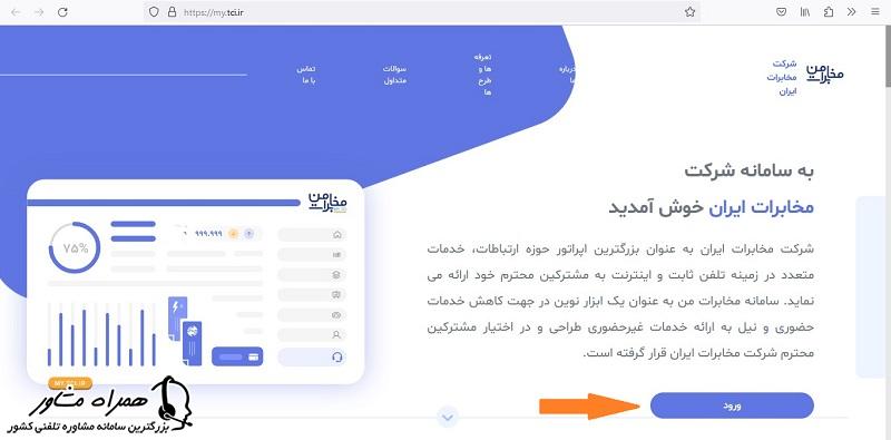 ورود به مخابرات من