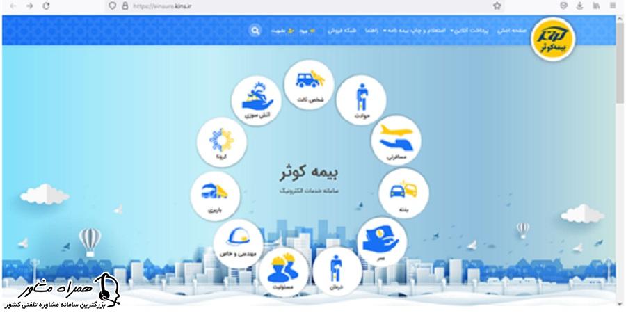 خرید اینترنتی انواع بیمه نامه ها