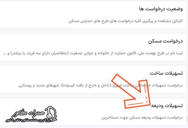 نحوه درخواست مجدد وام ودیعه مسکن